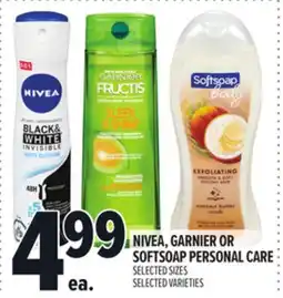 Metro NIVEA, GARNIER OR SOFTSOAP PERSONAL CARE offer