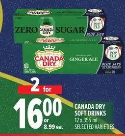 Metro CANADA DRY SOFT DRINKS offer