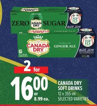 Metro CANADA DRY SOFT DRINKS offer