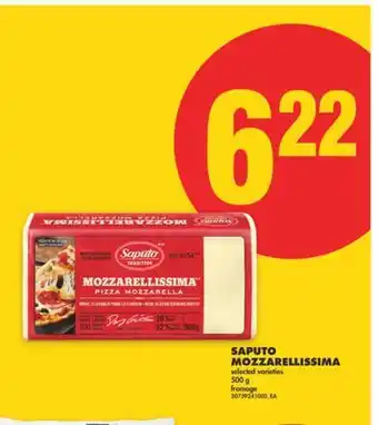 No Frills SAPUTO MOZZARELLISSIMA, 500 g offer