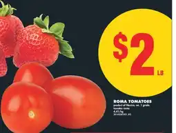 No Frills ROMA TOMATOES offer