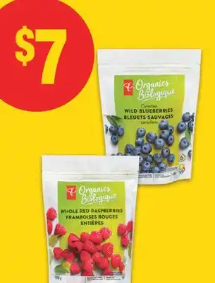 No Frills PC ORGANICS FROZEN FRUIT, 600 g offer