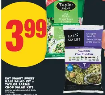 No Frills EAT SMART SWEET KALE SALAD KIT or TAYLOR FARMS CHOP SALAD KITS, 315-383 g offer