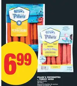 No Frills PILLER'S PEPPERETTES or TURKEY BITES, 300-500 g offer