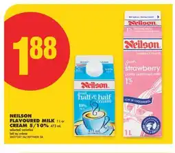 No Frills NEILSON FLAVOURED MILK 1 L or CREAM 5/10% 473 mL offer