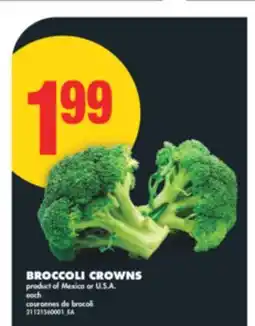 No Frills BROCCOLI CROWNS, EACH offer