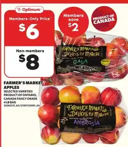 Loblaws FARMER'S MARKET APPLES, 4LB BAG offer