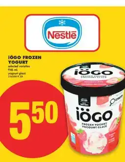 No Frills iÖGO FROZEN YOGURT, 946 ML offer