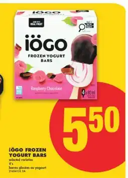 No Frills iÖGO FROZEN YOGURT BARS, 4's offer