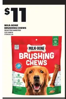 Loblaws MILK-BONE BRUSHING CHEWS, 535-688G offer