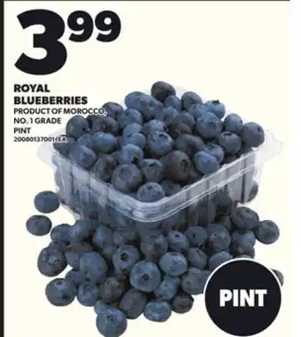 Loblaws ROYAL BLUEBERRIES offer