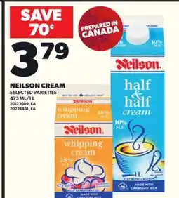 Loblaws NEILSON CREAM, 473ML/1L offer