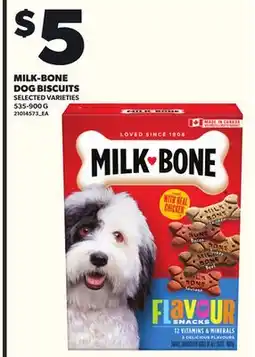 Loblaws MILK-BONE DOG BISCUITS 535-900G offer