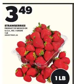 Loblaws STRAWBERRIES 1LB offer