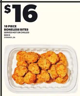 Loblaws 18 PIECE BONELESS BITES 684G offer