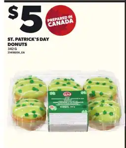 Loblaws ST. PATRICK'S DAY DONUTS, 342G offer