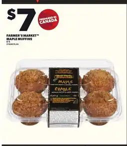 Loblaws FARMER'S MARKET MAPLE MUFFINS, 6'S offer