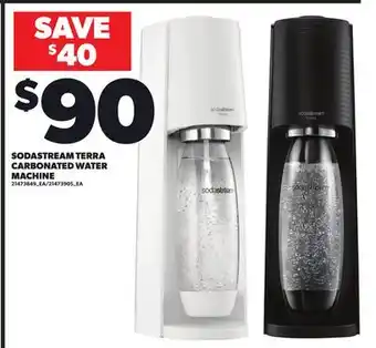 Loblaws SODASTREAM TERRA CARBONATED WATER MACHINE offer