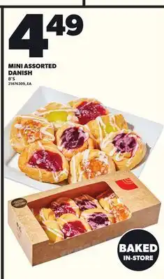 Loblaws MINI ASSORTED DANISH, 8'S offer