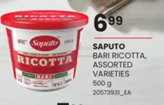 Loblaws SAPUTO BARI RICOTTA, 500g offer