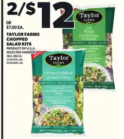 Loblaws TAYLOR FARMS CHOPPED SALAD KITS, 163-383G offer