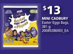 Loblaws MINI CADBURY EASTER EGGS BAGS, 381G offer