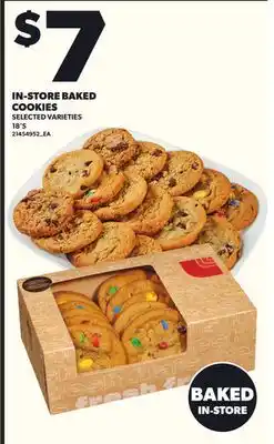 Loblaws IN-STORE BAKED COOKIES, 18'S offer