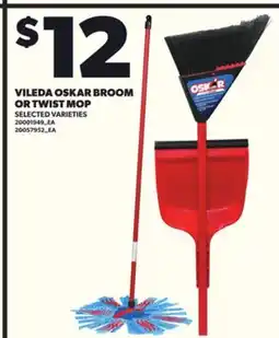 Loblaws VILEDA OSKAR BROOM OR TWIST MOP offer