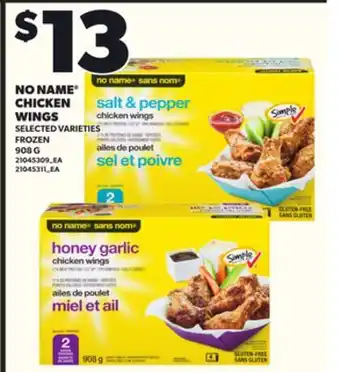 Loblaws NO NAME CHICKEN WINGS, 908G offer