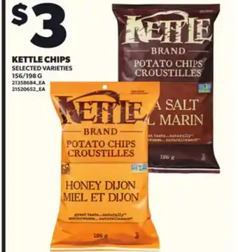 Loblaws KETTLE CHIPS, 156/198G offer