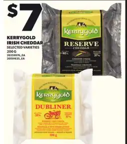 Loblaws KERRYGOLD IRISH CHEDDAR 200G offer