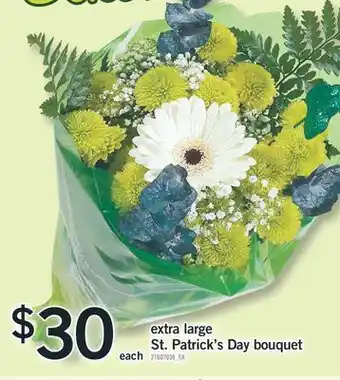 Fortinos EXTRA LARGE LARGE ST. PATRICK'S DAY BOUQUET offer