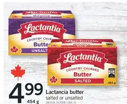 Fortinos LACTANCIA BUTTER, 454 g offer