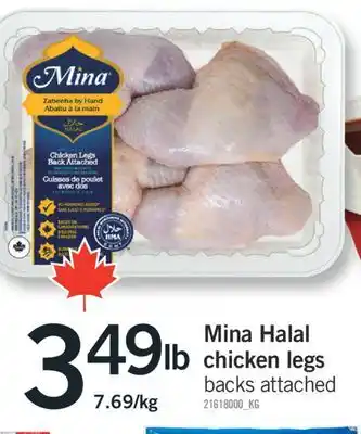 Fortinos MINA HALAL CHICKEN LEGS offer