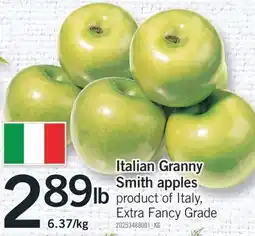 Fortinos ITALIAN GRANNY SMITH APPLES offer