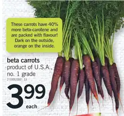 Fortinos BETA CARROTS offer