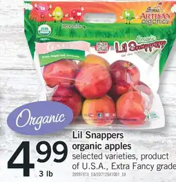 Fortinos LIL SNAPPERS ORGANIC APPLES, 3 lb offer