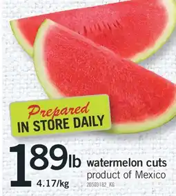 Fortinos WATERMELON CUTS offer