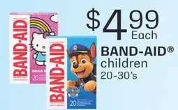 Fortinos BAND-AID children, 20-30's offer