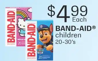 Fortinos BAND-AID children, 20-30's offer