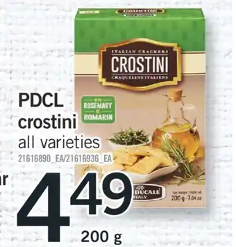 Fortinos PDCL CROSTINI, 200 G offer