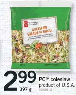 Fortinos PC COLESLAW, 397 g offer