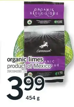 Fortinos ORGANIC LIMES, 454 G offer