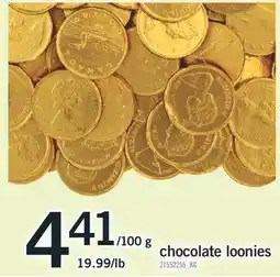 Fortinos CHOCOLATE LOONIES offer