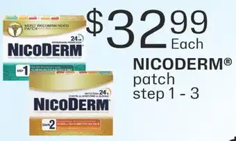 Fortinos NICODERM PATCH STEP 1-3 offer