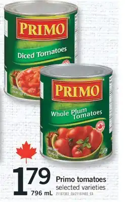 Fortinos PRIMO TOMATOES, 796 mL offer