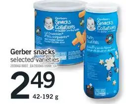 Fortinos GERBER SNACKS, 42-192 G offer