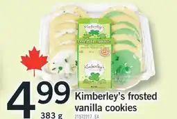 Fortinos KIMBERLEY'S FROSTED VANILLA COOKIES, 383 G offer