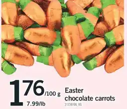 Fortinos EASTER CHOCOLATE CARROTS offer