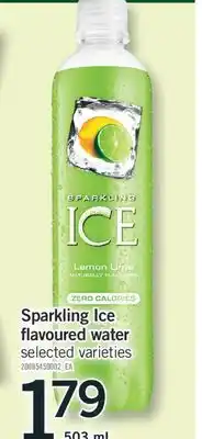 Fortinos SPARKLING ICE FLAVOURED WATER offer